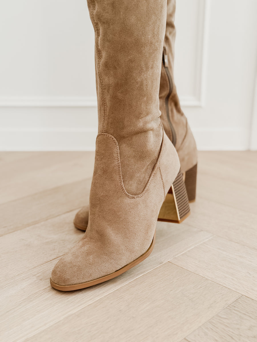 PRE ORDER Golden Detail Overknee Boots