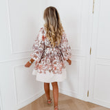 Crème Multicolor Floral Fabienne Dress
