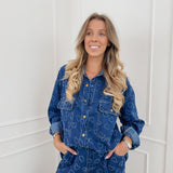 Navy Heart Jeans Ensemble