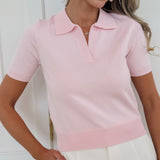 Light Pink Loise Polo Shirt