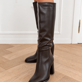 Deep Brown Salina High Heel Boots