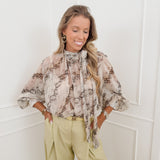 Snake Oversized Blouse