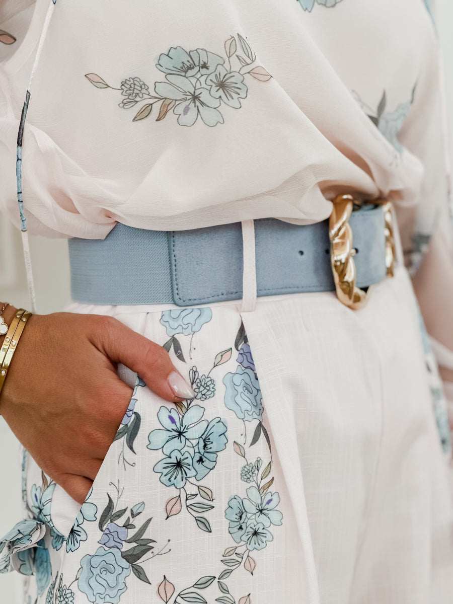 Blue Stretch Belt