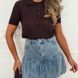 Blue Isolde Cute Skirt