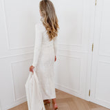 Cream Glorianne Sequin Skirt