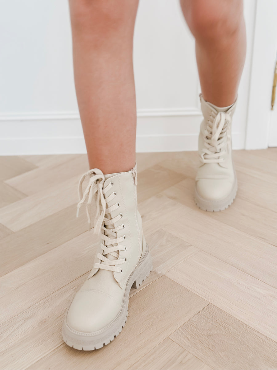 Beige Febe Boots