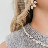 Grey Diamond Neckline Sleeveless Sweater
