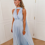 Blue Long Lien Dress