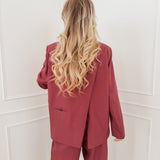 Wine Red Josefien Blazer