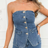 Blue Bandeau Sylvana Ensemble
