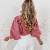 Raspberry Pink Macy Button Jacket