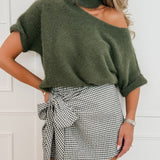 PRE ORDER Green Lucina Bow Short-Skirt