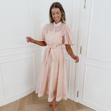 Powder Pink Diamond Dress