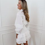 White Ruffle Skirt