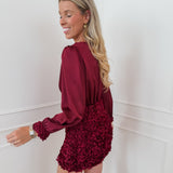 Wine Red Eva Dress