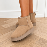 Beige Cosy Winter Boots