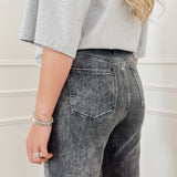 Grey Teardrop Jeans