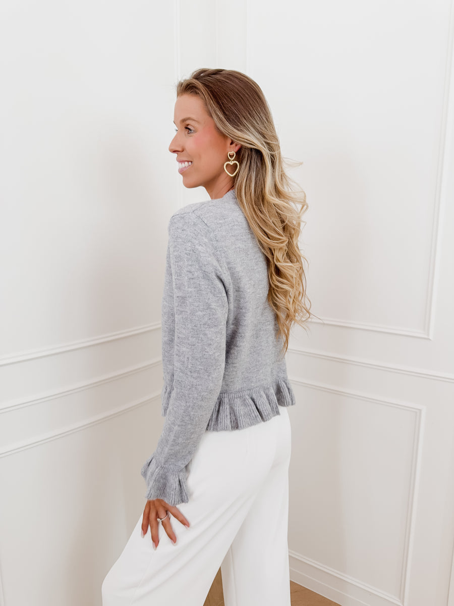 Grey Lily Cardigan