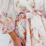 Multicolor Floral Marianne Button Dress