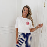 Crème Blue Trouser