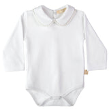 BABY - White Wavy Detail Collar Body