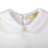 BABY - White Wavy Detail Collar Body
