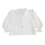 BABY - White Collar Cotton Blouse