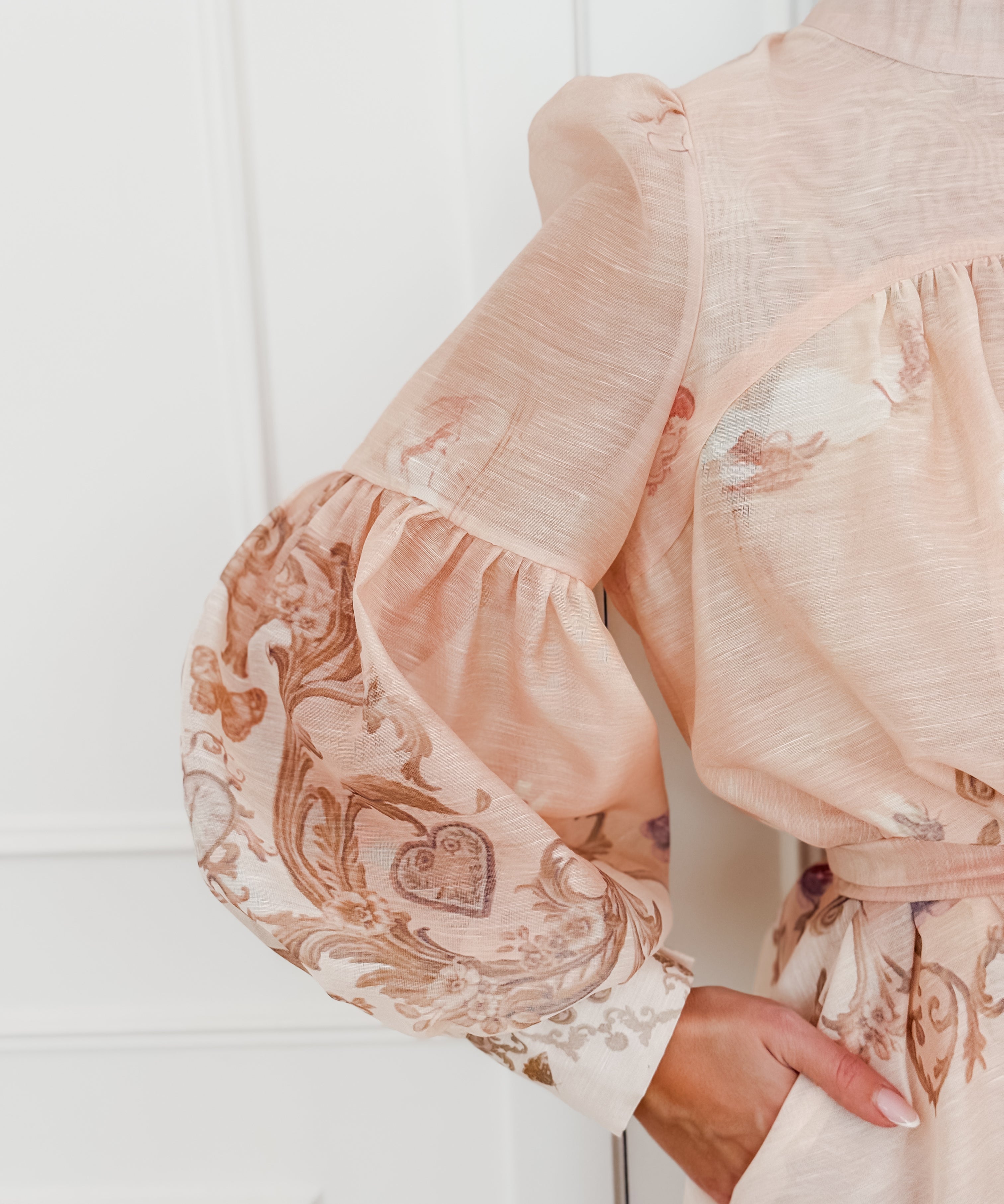 Peach Marjolaine Romance Dress