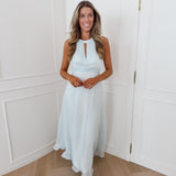 Ocean Blue Long Elisianne Dress