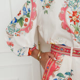 Multicolor Anne Flower Ensemble