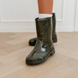 Khaki Rainy Inne Boots