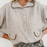 Taupe Pocket Cardigan