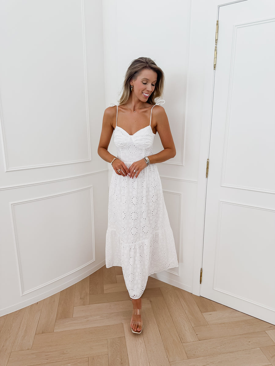 White Long Verona Dress