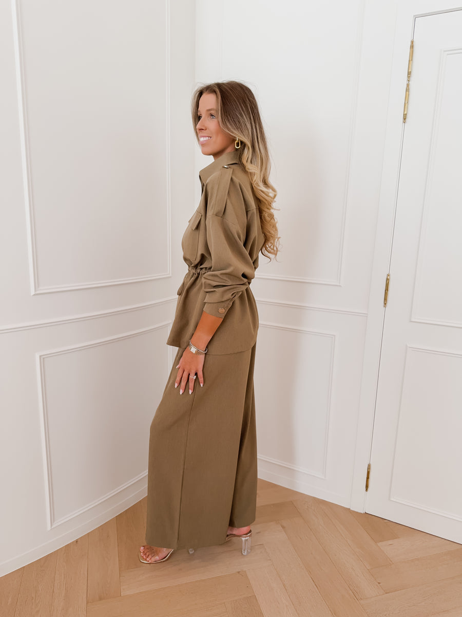 Kaki Elona Trouser