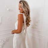 Champagne One Shoulder Minthe Dress