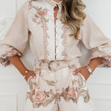 Beige Botanic Fenne Ensemble