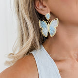 Blue Butterfly Earrings