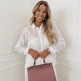 Mauve Buckle Bag
