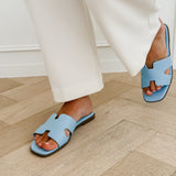 Blue Florine Slippers