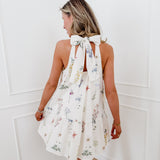 Cream Lizabeth Flower Garden Dress