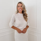 Cream Floriana Lace Ensemble