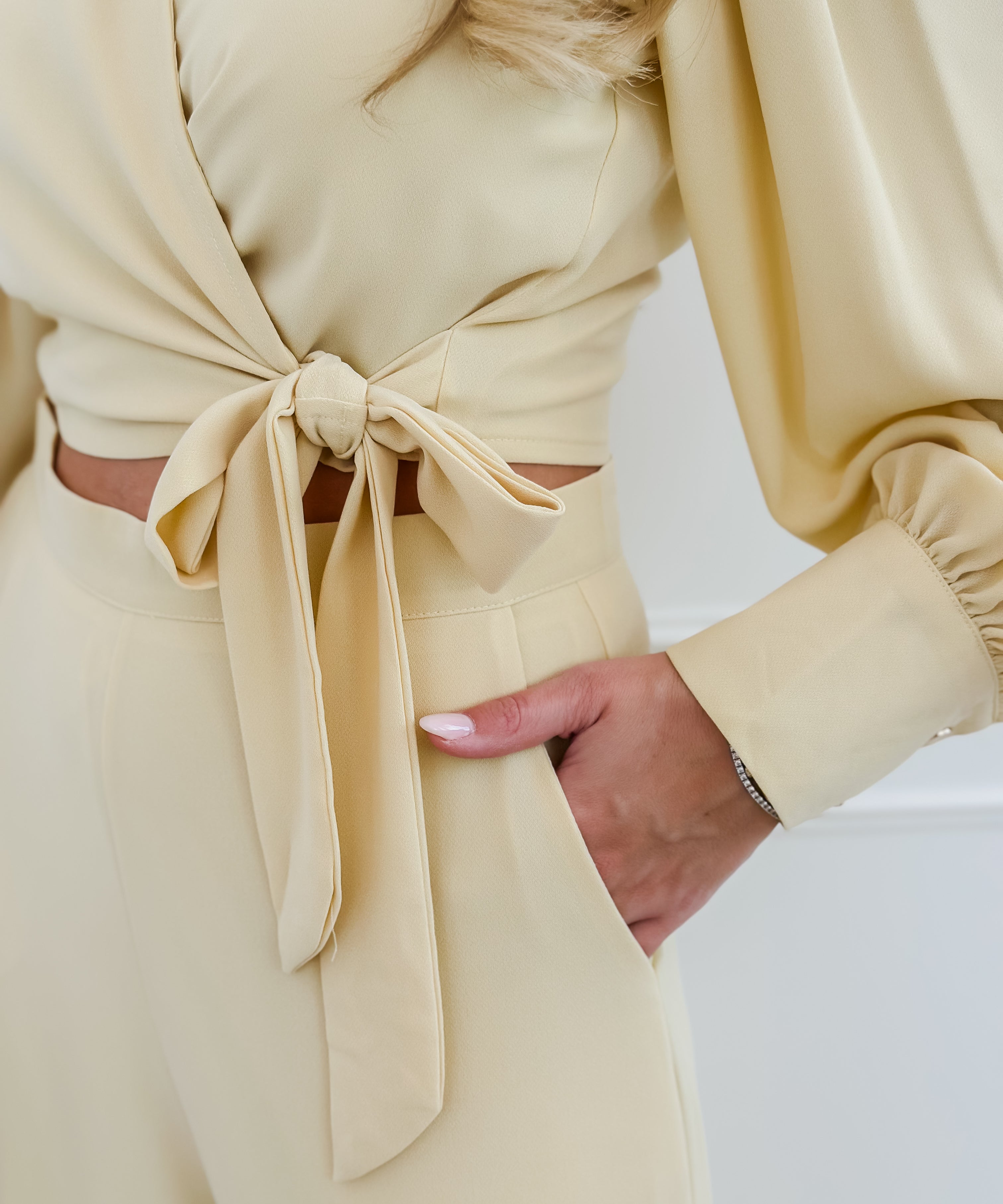 Mustard Yellow Ellis Cache Coeur Blouse