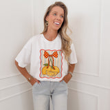 White Lemon Bow T-Shirt