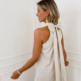 Champagne Cotton Alyssa Dress