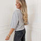 Grey Teardrop Jeans