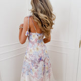 Multicolor Botanic Bandeau Alice Dress