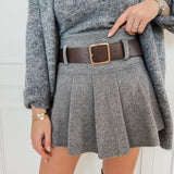 Grey Belt Skirt