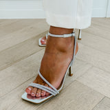 Silver Diamond Lobke Heels