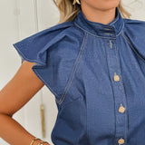 Dark Jeans Frill Ensemble