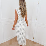 Vanilla Polka Dots Kiana Dress
